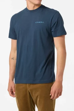 Tees & Tanks^O'Neill Stacked Standard Fit Tee - | new navy