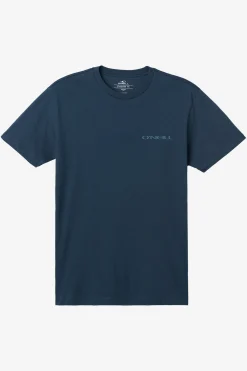 Tees & Tanks^O'Neill Stacked Standard Fit Tee - | new navy