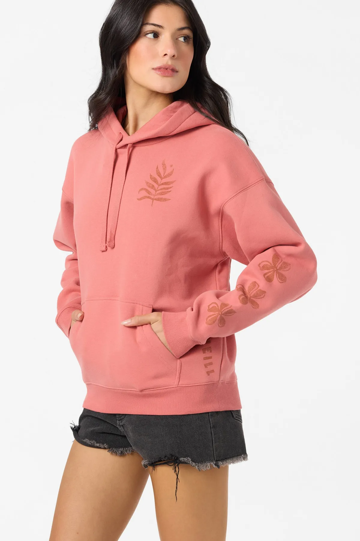 New Arrivals^O'Neill Stamp Relaxed Hoodie canyon rose