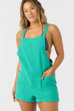 Jumpsuits & Rompers^O'Neill Summerlin Romper - | peacock green