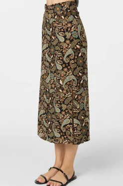 Bottoms^O'Neill Sunni Rosalia Paisley Midi Skirts - | black