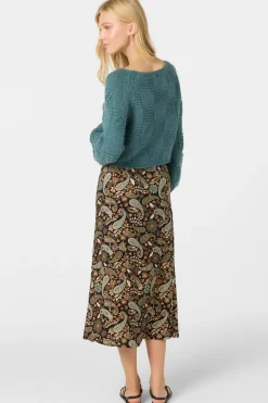 Bottoms^O'Neill Sunni Rosalia Paisley Midi Skirts - | black