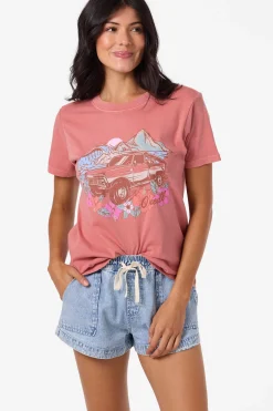Graphic Tees & Tanks^O'Neill Sunset Crossing Tee - | desert sand