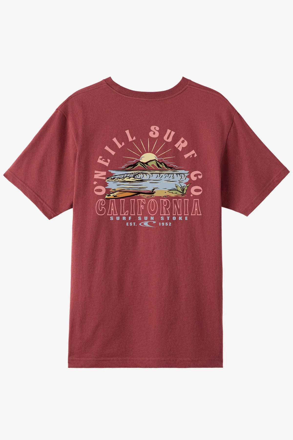Tees & Tanks^O'Neill Surf oxblood red
