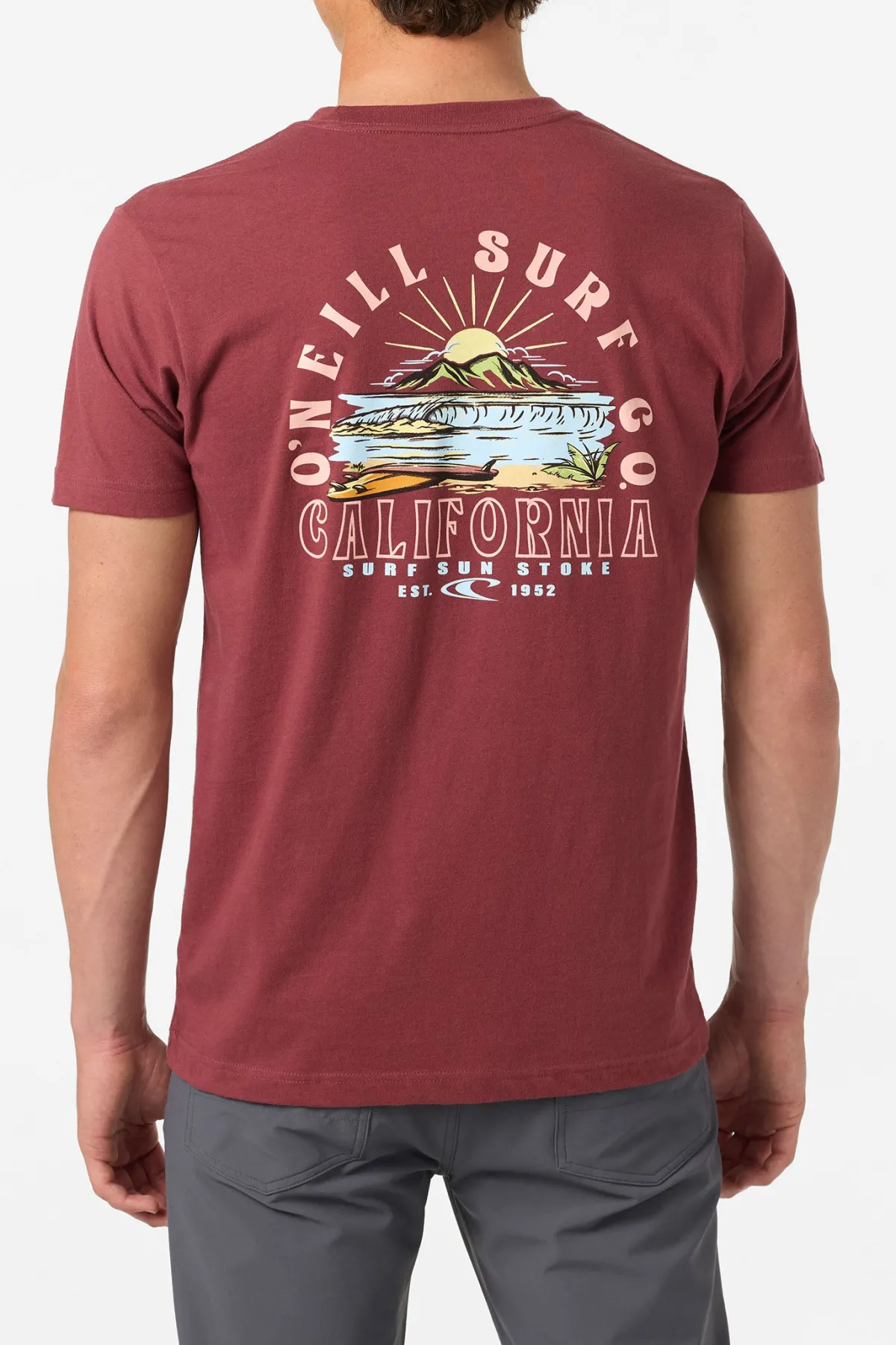Tees & Tanks^O'Neill Surf oxblood red