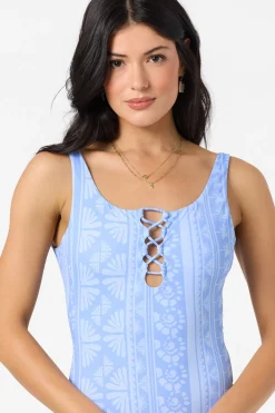 New Arrivals|Swim New Arrivals^O'Neill Surf Abstract Hillrose One-Piece - | azurine