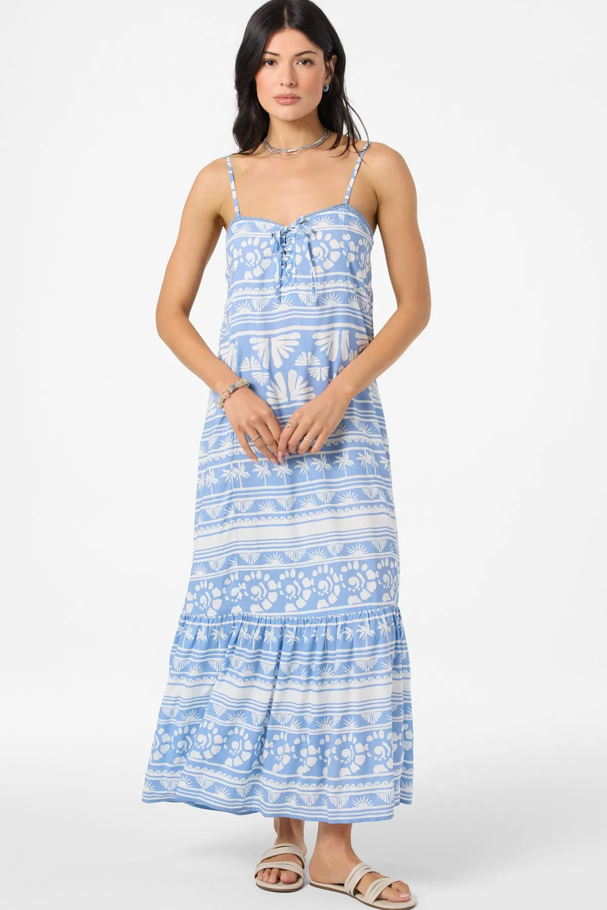 New Arrivals|Matching Sets^O'Neill Tasmin Abstract Dress Midi Dress - | azurine