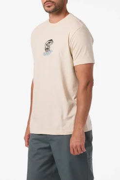 Tees & Tanks^O'Neill Team Spike Standard Fit Tee - | lt khaki