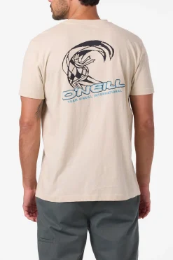 Tees & Tanks^O'Neill Team Spike Standard Fit Tee - | lt khaki