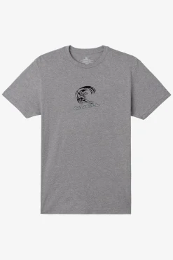 Tees & Tanks^O'Neill Team Spike Standard Fit Tee - | heather grey
