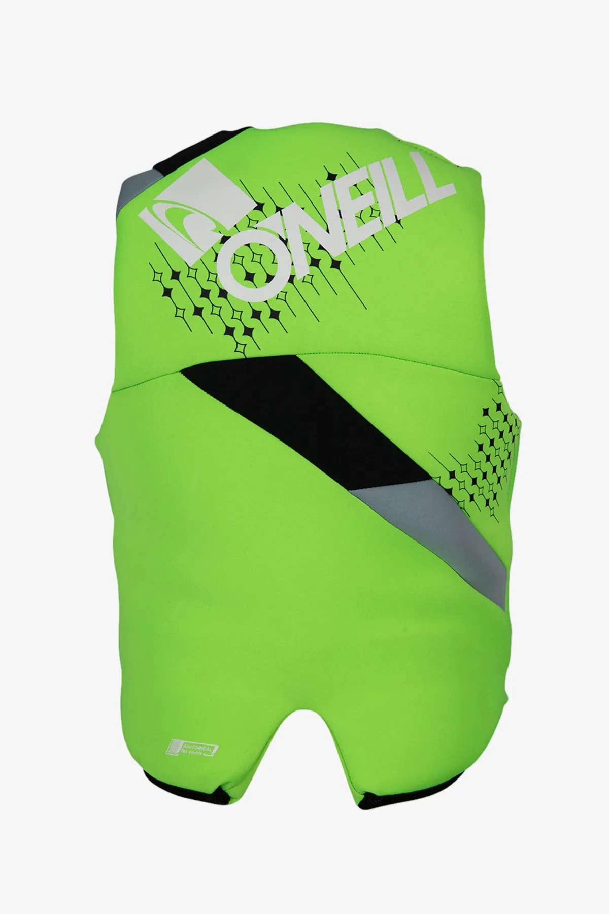 Wake-Waterski Vests|Wake-Waterski Vests^O'Neill Teen Reactor Uscg Life Vest - | dayglo/blk/flint