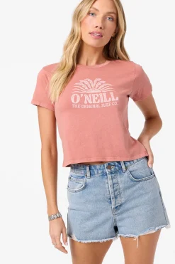 Graphic Tees & Tanks|New Arrivals^O'Neill Throne Fitted Tee canyon rose