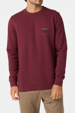 Hoodies & Fleece^O'Neill Timeout Crew Crew Neck Fleece - | burgundy