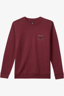 Hoodies & Fleece^O'Neill Timeout Crew Crew Neck Fleece - | burgundy