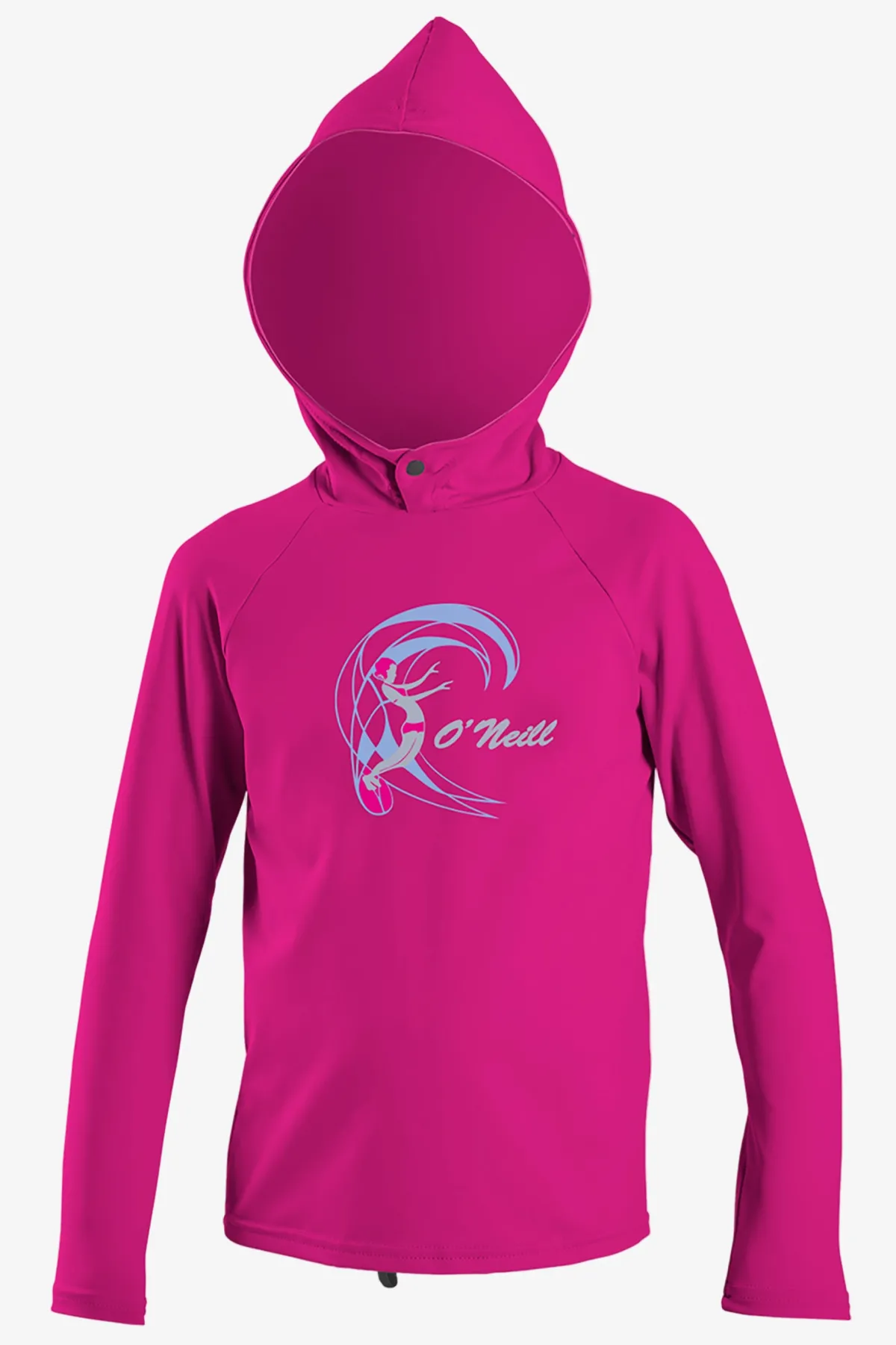 Uv-Sun-Protection Rash Guards|Uv-Sun-Protection Rash Guards^O'Neill Toddler O'zone Long Sleeve Sun Hoodie - Fox Pink |