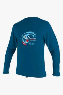 Uv-Sun-Protection Rash Guards|Uv-Sun-Protection Rash Guards^O'Neill Toddler O'zone Long Sleeve Sun Shirt - | ultra blue
