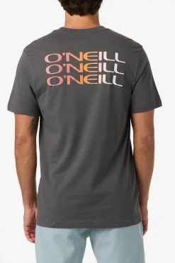 New Arrivals|Tees & Tanks^O'Neill Triple Stack Classic Tee Standard Fit Tee - | dark shadow