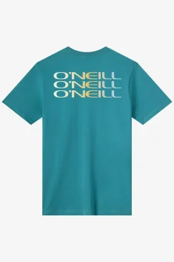 Tees & Tanks^O'Neill Triple Stack Classic Tee Standard Fit Tee - | hydro