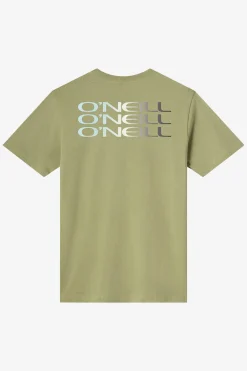 New Arrivals|Tees & Tanks^O'Neill Triple Stack Classic Tee Standard Fit Tee - | oil green