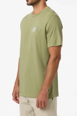 New Arrivals|Tees & Tanks^O'Neill Triple Stack Classic Tee Standard Fit Tee - | oil green