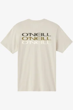 Tees & Tanks^O'Neill Triple Stack Standard Fit Tee - | lt khaki