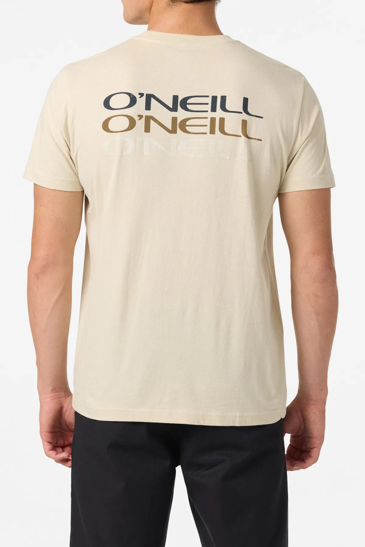 Tees & Tanks^O'Neill Triple Stack Standard Fit Tee - | lt khaki