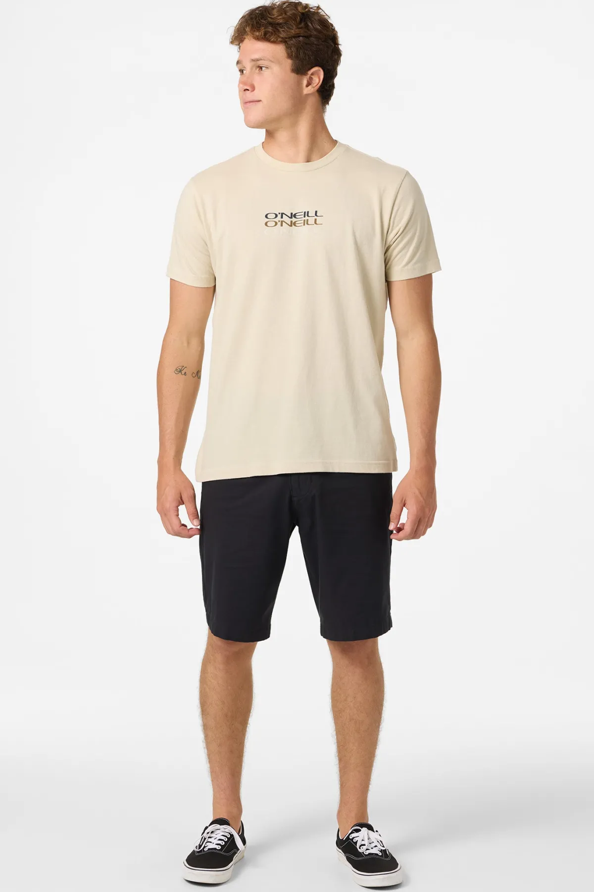 Tees & Tanks^O'Neill Triple Stack Standard Fit Tee - | lt khaki