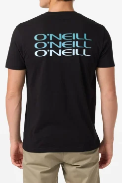Tees & Tanks^O'Neill Triple Stack Standard Fit Tee - | black