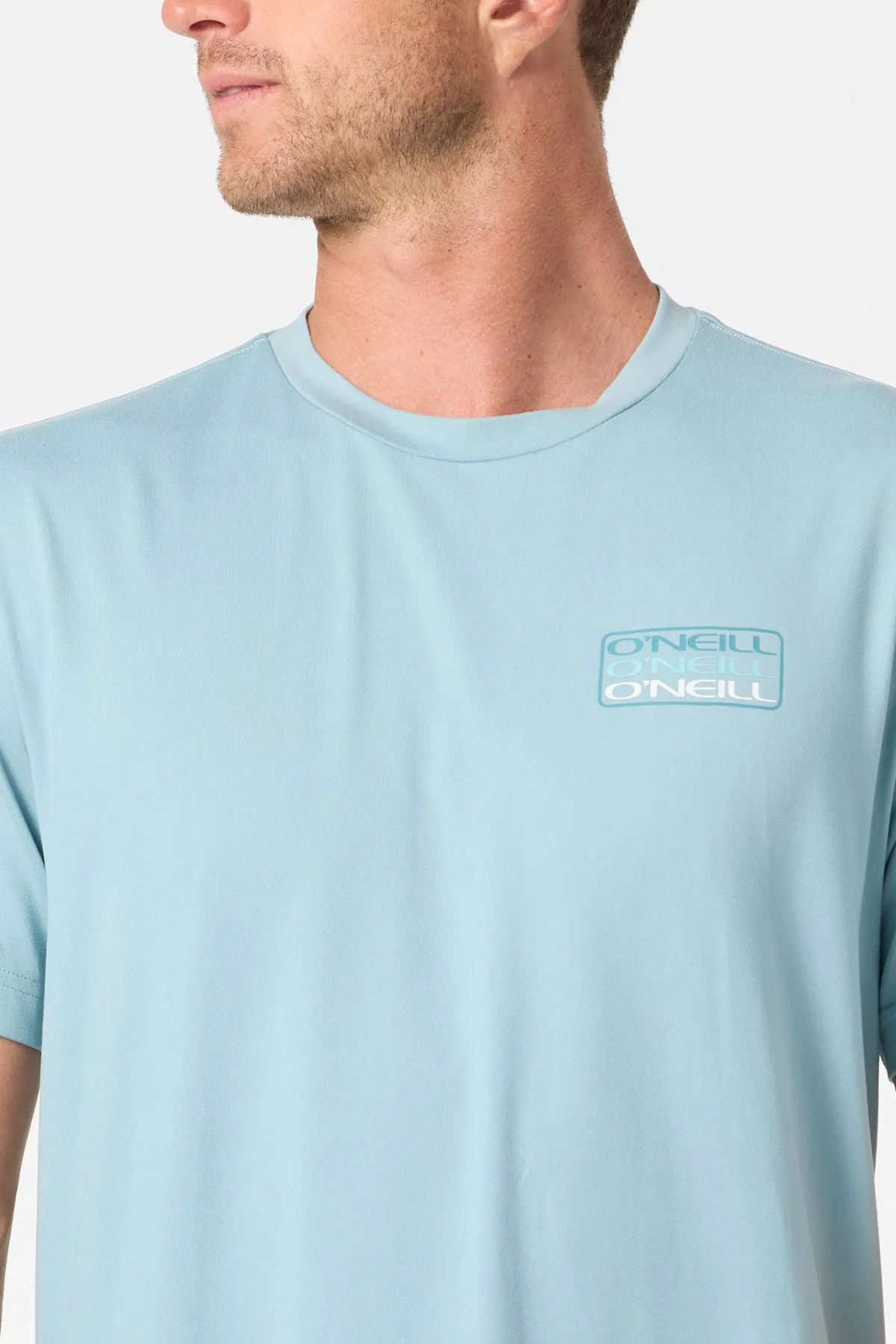 New Arrivals|Tees & Tanks^O'Neill Triple Stack Upf Tee - | stone blue