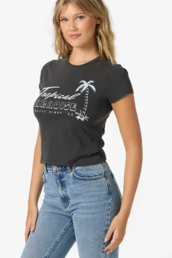 Graphic Tees & Tanks^O'Neill Tropical Paradise Tee - | washed black