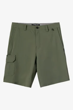 Shorts^O'Neill TRVLR Cargo 20" Hybrid Shorts - | dark olive