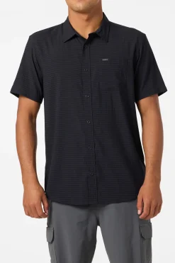 Trvlr Series^O'Neill TRVLR Perforated Standard Woven Shirt Standard Fit Shirt - | black