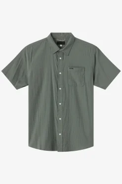 Trvlr Series^O'Neill TRVLR Perforated Standard Woven Shirt Standard Fit Shirt - | dark olive