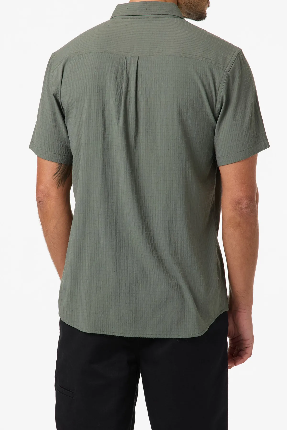 Trvlr Series^O'Neill TRVLR Perforated Standard Woven Shirt Standard Fit Shirt - | dark olive