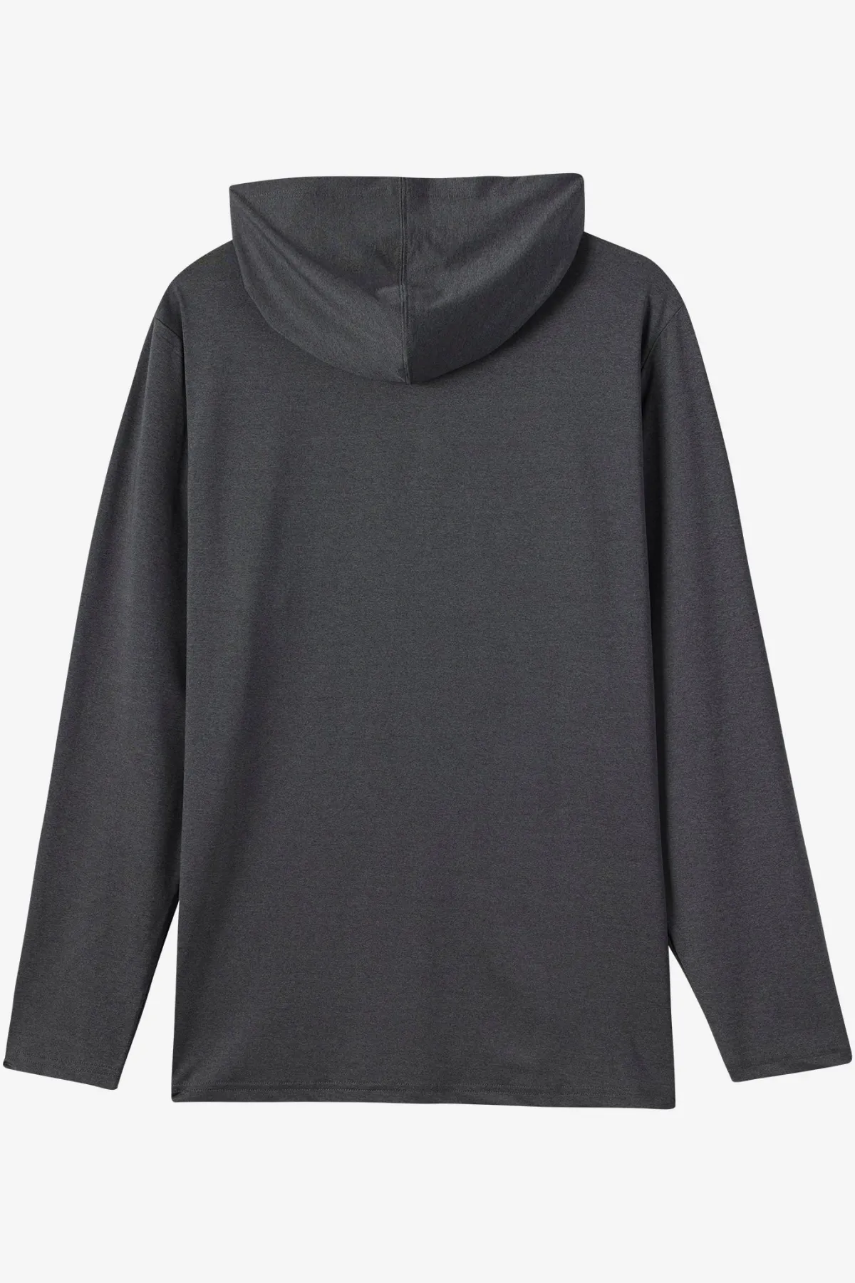 Shirts & Flannels^O'Neill TRVLR Upf Hooded Ls - Blaze Long Sleeve Pullover - | hthr blk 2
