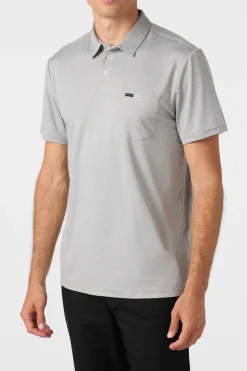 Shirts & Flannels^O'Neill TRVLR Upf Polo Standard Fit Polo - | heather grey