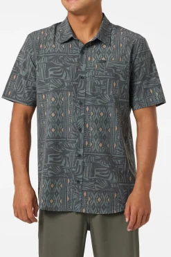 New Arrivals|Trvlr Series^O'Neill TRVLR Upf Traverse Hawaii Shirt - | dark olive