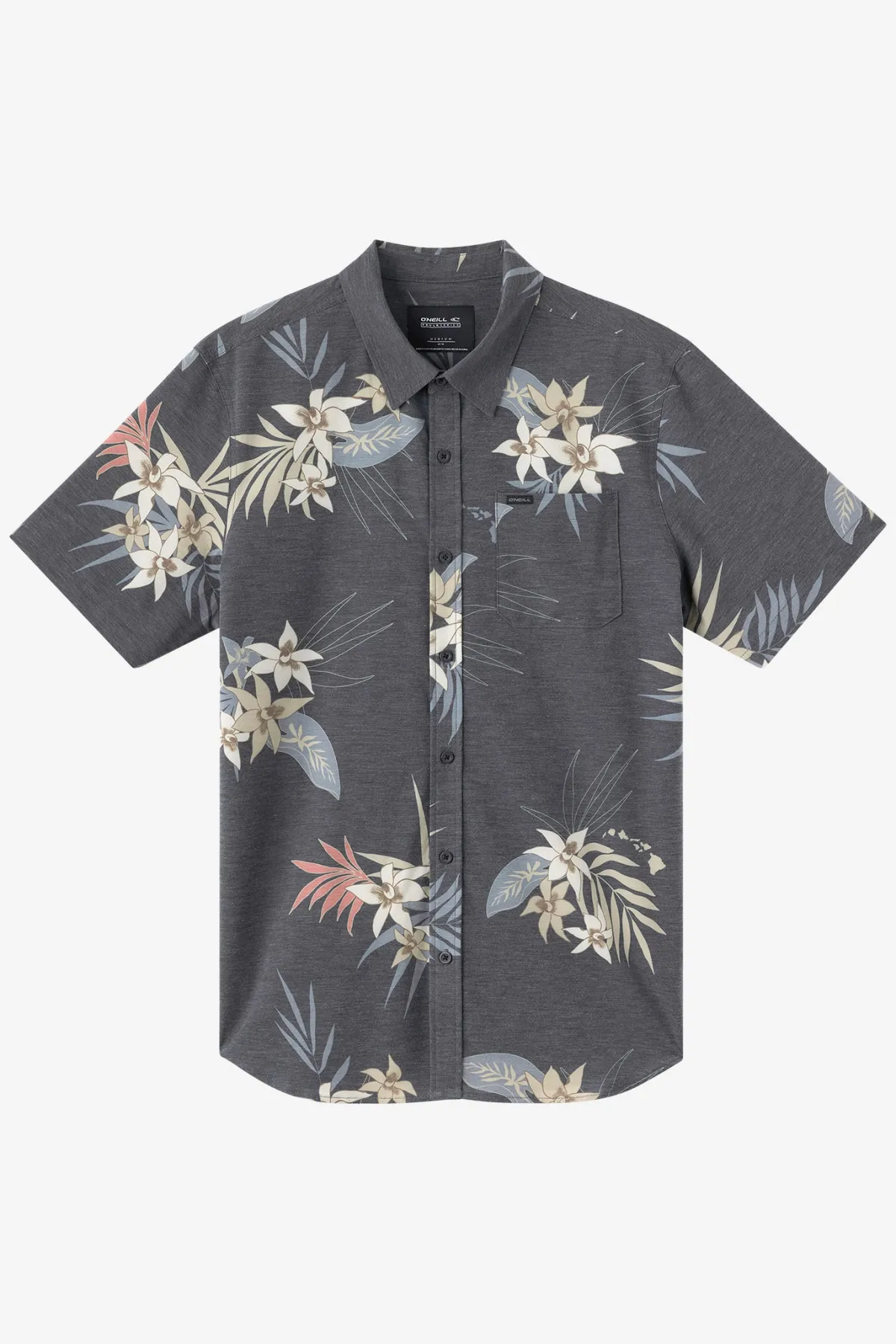 Trvlr Series|Shirts & Flannels^O'Neill TRVLR Upf Traverse Hawaii Shirt - | black