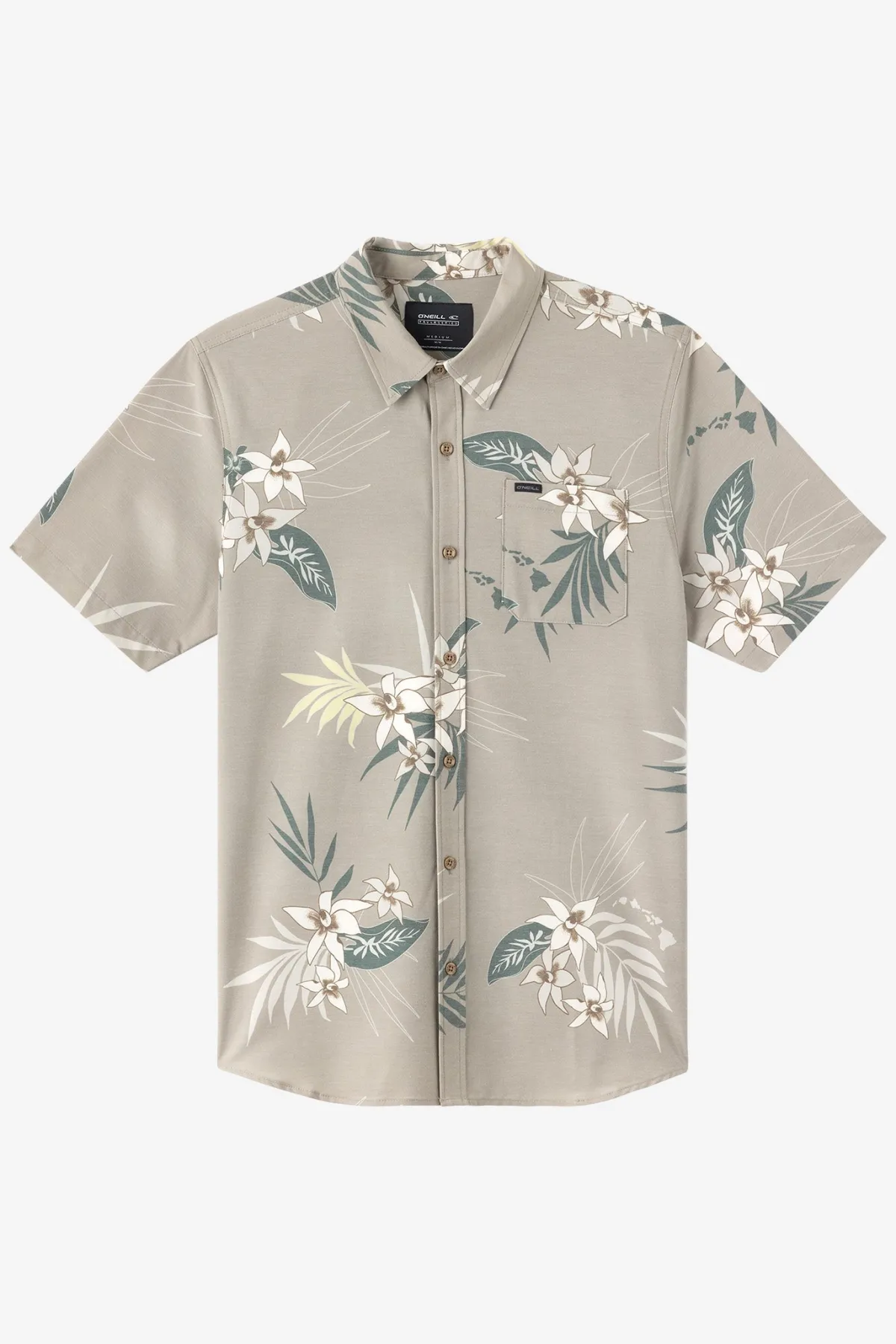 New Arrivals|Trvlr Series^O'Neill TRVLR Upf Traverse Hawaii Shirt - | khaki