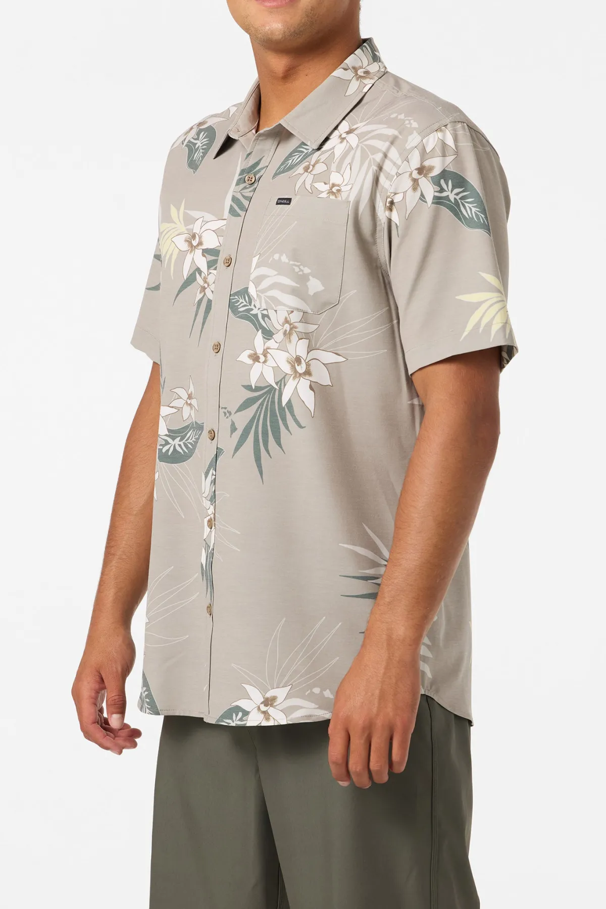 New Arrivals|Trvlr Series^O'Neill TRVLR Upf Traverse Hawaii Shirt - | khaki