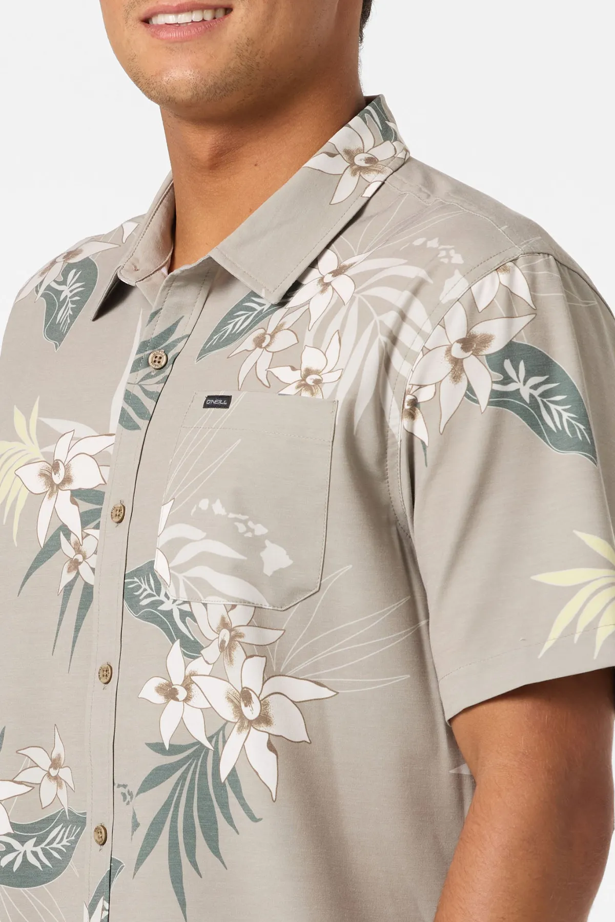 New Arrivals|Trvlr Series^O'Neill TRVLR Upf Traverse Hawaii Shirt - | khaki