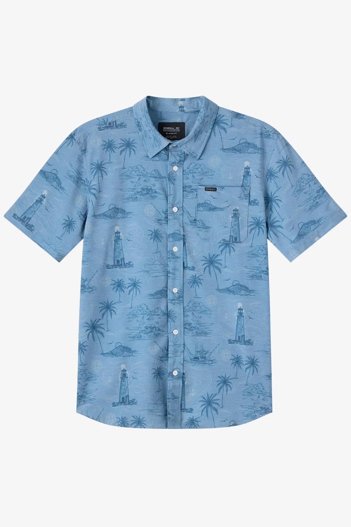 Shirts & Flannels^O'Neill TRVLR Upf Traverse Relaxed Relaxed Fit Shirt - | blue mirage