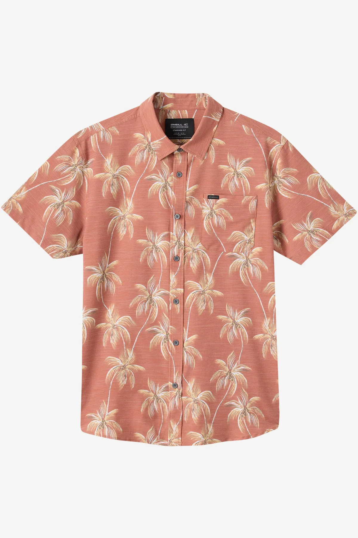 Trvlr Series|Shirts & Flannels^O'Neill TRVLR Upf Traverse Slub Standard Standard Fit Shirt - | baked clay