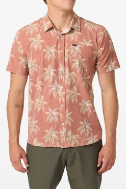 Trvlr Series|Shirts & Flannels^O'Neill TRVLR Upf Traverse Slub Standard Standard Fit Shirt - | baked clay