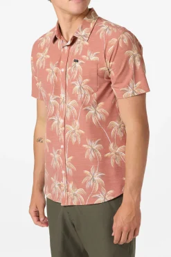 Trvlr Series|Shirts & Flannels^O'Neill TRVLR Upf Traverse Slub Standard Standard Fit Shirt - | baked clay