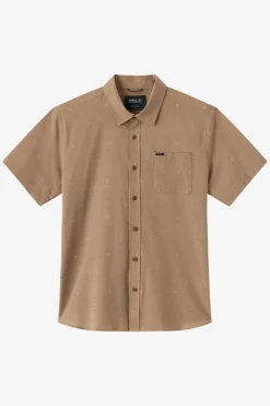 New Arrivals|Trvlr Series^O'Neill TRVLR Upf Traverse Standard Woven Shirt Standard Fit Shirt - | dark khaki