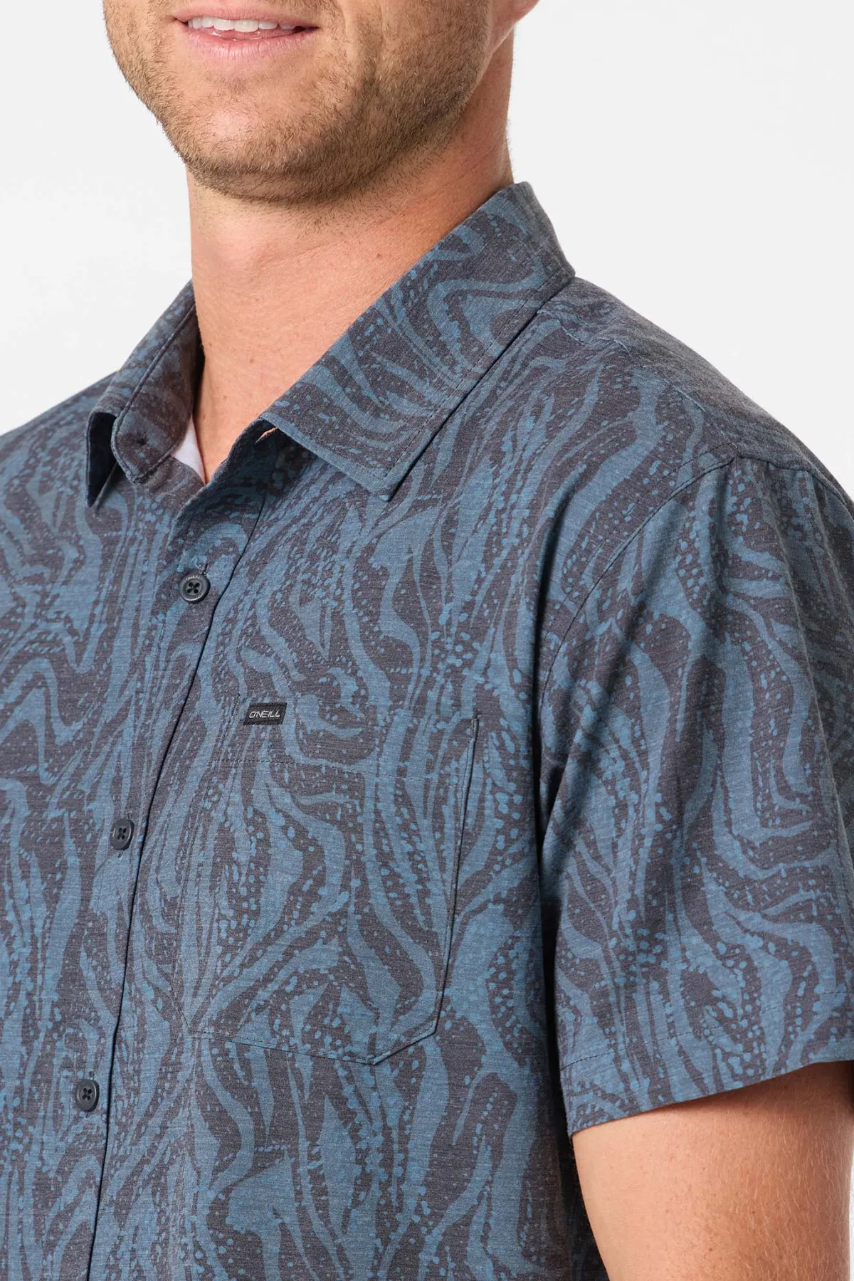 Trvlr Series|Shirts & Flannels^O'Neill TRVLR Upf Traverse Standard Woven Shirt Standard Fit Shirt - | dark shadow
