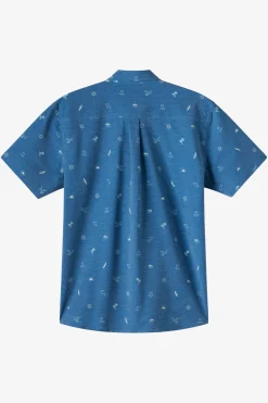 Trvlr Series|Shirts & Flannels^O'Neill TRVLR Upf Traverse Standard Standard Fit Shirt - | indigo 2