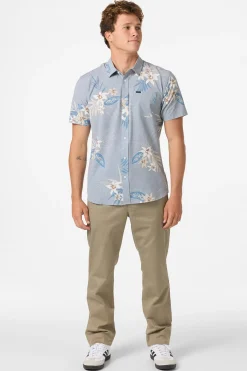 Trvlr Series|Shirts & Flannels^O'Neill TRVLR Upf Traverse Standard Standard Fit Shirt - | light grey