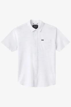 Shirts & Flannels|Best Sellers^O'Neill TRVLR UPF Traverse Stripe Standard Fit Shirt tofu